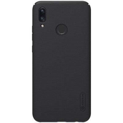 Nillkin Frosted Shield Huawei P smart 2019 (Honor 10 Lite) juodas plastikinis dėklas / Priedai.lt