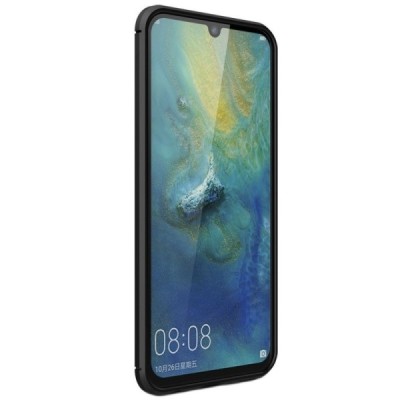 Huawei P smart 2019 (Honor 10 Lite) „Carbon“ kieto silikono TPU juodas dėklas - nugarėlė / Priedai.lt