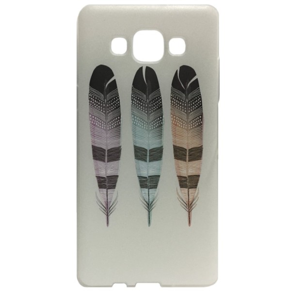„Feathers“ Kõva silikoon (TPU) kaaned - valge (Galaxy A5 2015)