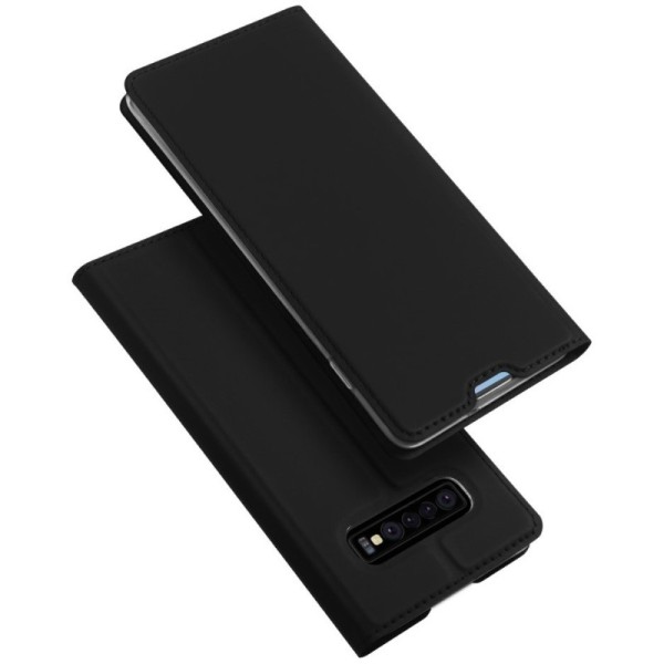 „Dux Ducis“ Skin tahke kaaned - must (Galaxy S10)