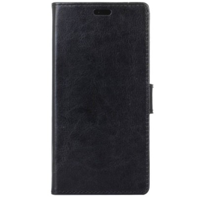 Samsung Galaxy S10 (G973) atverčiamas juodas odinis dėklas - piniginė / Priedai.lt