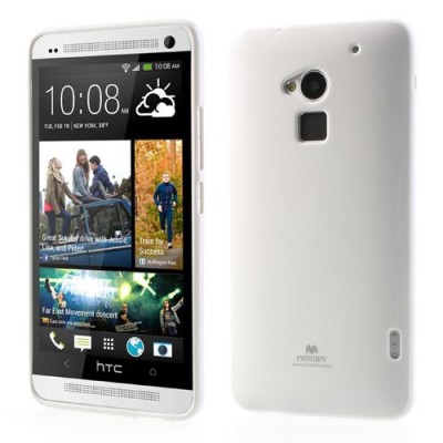 Baltas HTC One Max 8088 TPU dėklas / Priedai.lt