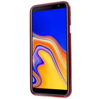 Samsung Galaxy J4+ (J400F)  Mercury raudonas kieto silikono TPU dėklas - nugarėlė / Priedai.lt