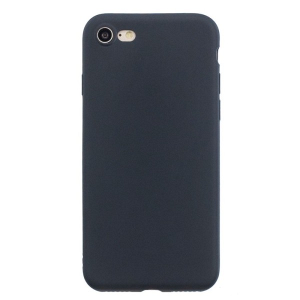 Kõva silikoon (TPU) kaaned - must (iPhone 7 / 8 / SE 2020 / SE 2022)