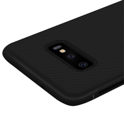 Samsung Galaxy S10e (G970) „Lenuo“ kieto silikono TPU juodas dėklas - nugarėlė / Priedai.lt