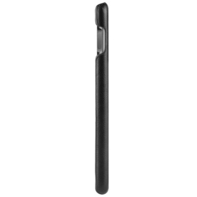 „Litchi“ Skin Leather Samsung Galaxy S10e (G970) juodas plastikinis dėklas - nugarėlė / Priedai.lt