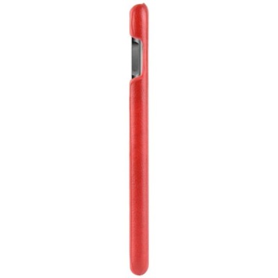„Litchi“ Skin Leather Samsung Galaxy S10e (G970) raudonas plastikinis dėklas - nugarėlė / Priedai.lt