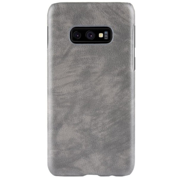 „Litchi“ Skin Leather kaaned - hall (Galaxy S10e)