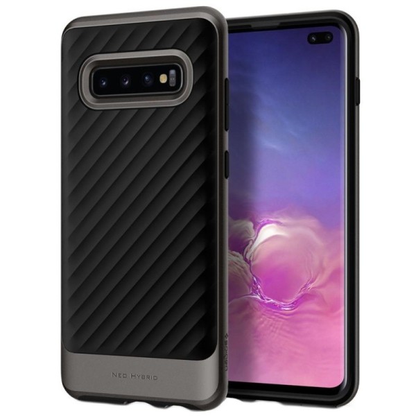 „Spigen“ Neo Hybrid kaaned - must (Galaxy S10+)