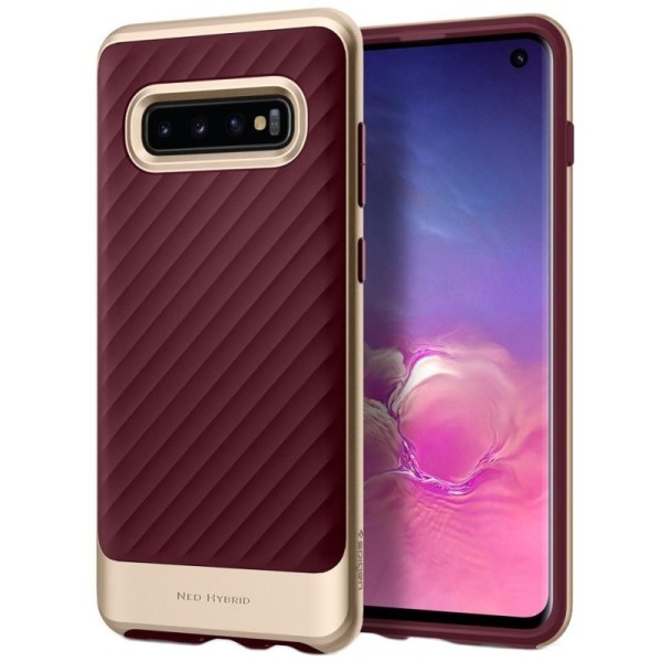 „Spigen“ Neo Hybrid kaaned - burgundi (Galaxy S10)