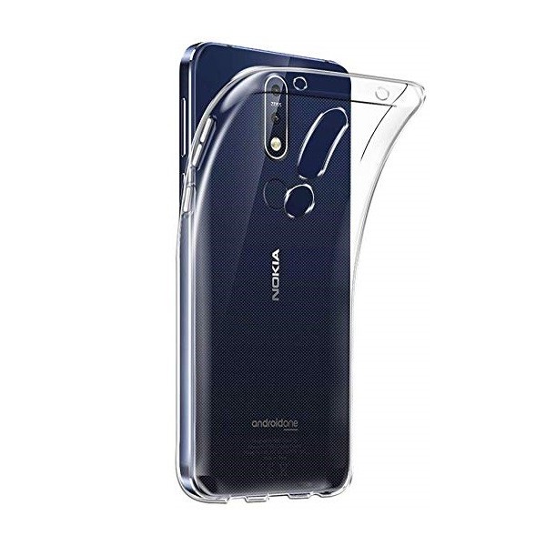 Kõva silikoon (TPU) kaaned - läbipaistev (Nokia 7.1 2018)