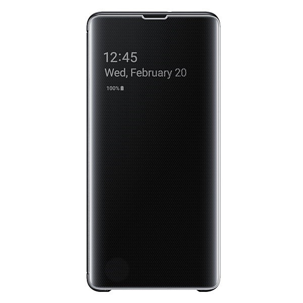 „Samsung“ Clear View Standing Cover tahke kaaned - must (Galaxy S10+)