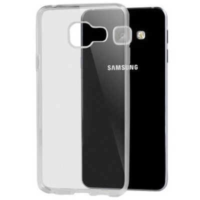 Samsung Galaxy A3 2016 (A310) „Bullet“ skaidrus (permatomas) kieto silikono TPU ploniausias pasaulyje bespalvis dėklas / Priedai