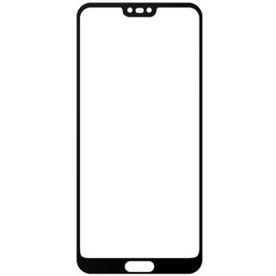 Huawei Honor 10 „Imak“ 9H Tempered Glass sustiprintos apsaugos juodas pilnai dengiantis apsauginis ekrano stiklas 0,26 mm / Prie