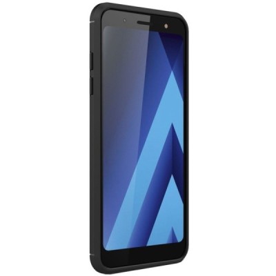 Samsung Galaxy A6 2018 (A600F) kieto silikono TPU juodas dėklas - nugarėlė / Priedai.lt