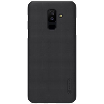 Nillkin Frosted Shield Samsung Galaxy A6+ 2018 (A605F) juodas plastikinis dėklas / Priedai.lt