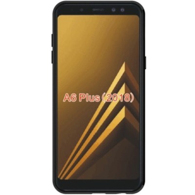 Samsung Galaxy A6+ 2018 (A605F) S-Line kieto silikono (TPU) dėklas juodas - nugarėlė / Priedai.lt