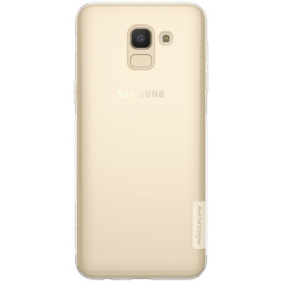 Samsung Galaxy J6 2018 (J600) Nillkin Nature plonas skaidrus (permatomas) silikoninis TPU bespalvis dėklas / Priedai.lt