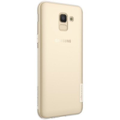 Samsung Galaxy J6 2018 (J600) Nillkin Nature plonas skaidrus (permatomas) silikoninis TPU bespalvis dėklas / Priedai.lt