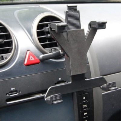 „Mount“ juodas automobilinis planšetės laikiklis (į groteles) / Priedai.lt