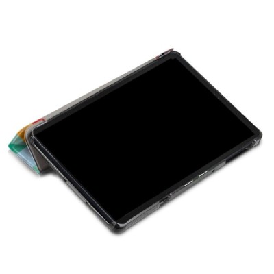 Samsung Galaxy Tab A 10.5 2018 (T590, T595) „Cubes“ atverčiamas spalvotas dėklas - knygutė / Priedai.lt