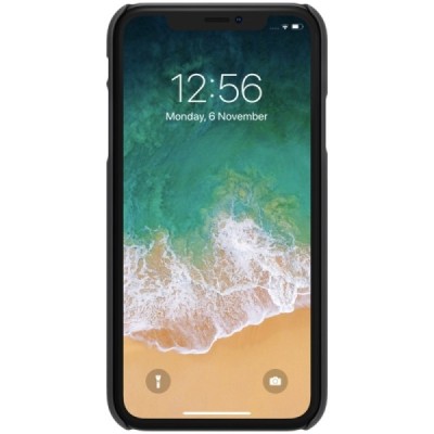 Nillkin Frosted Shield Apple iPhone Xr juodas plastikinis dėklas / Priedai.lt