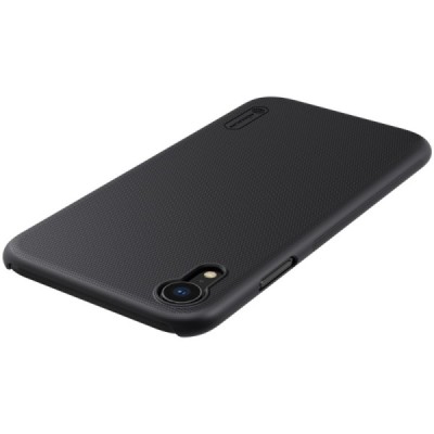 Nillkin Frosted Shield Apple iPhone Xr juodas plastikinis dėklas / Priedai.lt