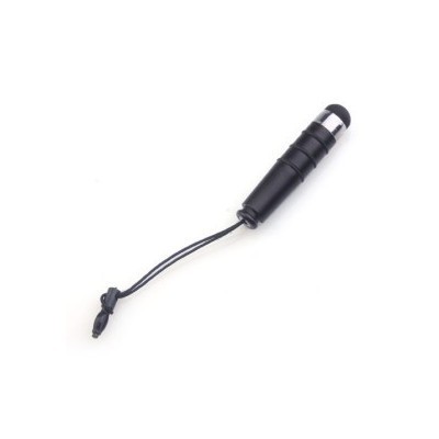 Juodas metalinis mini liestukas (angl. mini Stylus Pen) / Priedai.lt