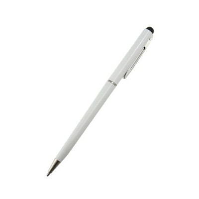 Baltas liestukas su integruotu rašikliu (angl. Stylus Pen) / Priedai.lt