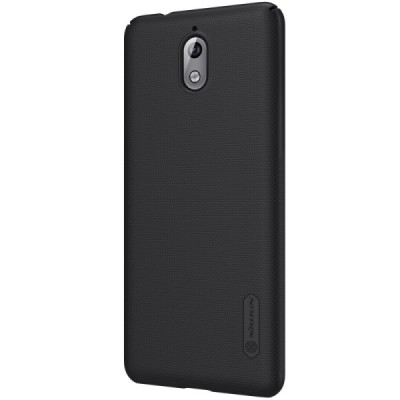 Nokia 3.1 (2018) Frosted Shield juodas plastikinis dėklas / Priedai.lt