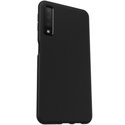 Samsung Galaxy A7 (2018) „Lenuo“ kieto silikono TPU juodas dėklas - nugarėlė / Priedai.lt