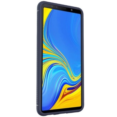 Samsung Galaxy A7 (2018) „Lenuo“ kieto silikono TPU mėlynas dėklas - nugarėlė / Priedai.lt