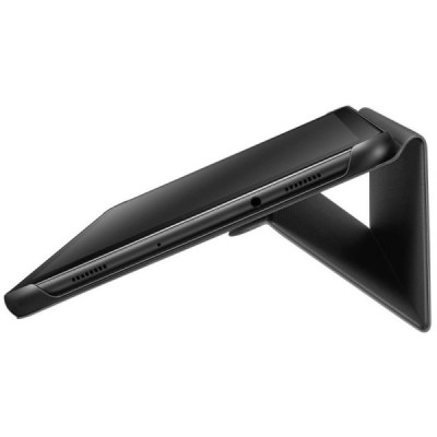 Originalus Samsung Galaxy Tab A 10.5 2018 (T590, T595) Book Cover EF-BT590PBEGWW atverčiamas juodas odinis dėklas / Priedai.lt