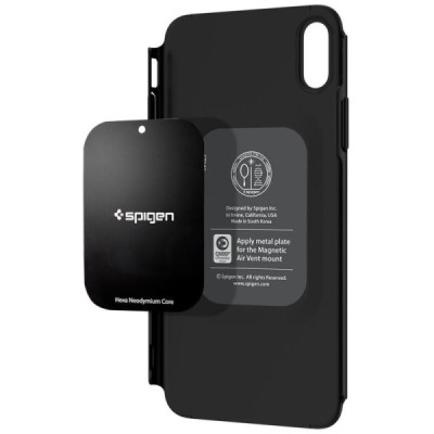 „Spigen“ Thin Fit 360 plastikinis Apple iPhone Xr juodas dėklas - nugarėlė + apsauginis ekrano stiklas / Priedai.lt