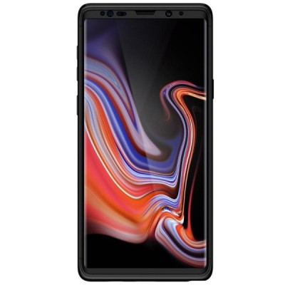 „Spigen“ Thin Fit 360 plastikinis Samsung Galaxy Note 9 (N960F) juodas dėklas - nugarėlė + apsauginis ekrano stiklas / Priedai.l