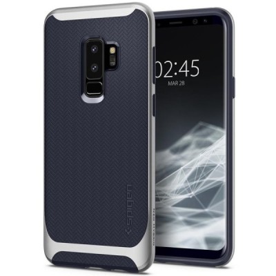„Spigen“ Neo Hybrid sustiprintos apsaugos Samsung Galaxy S9+ (G965) mėlynas kieto silikono (TPU) ir plastiko dėklas / Priedai.lt