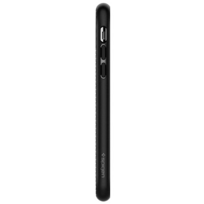 „Spigen“ Liquid Air Apple iPhone X (iPhone Xs) juodas kieto silikono dėklas / Priedai.lt