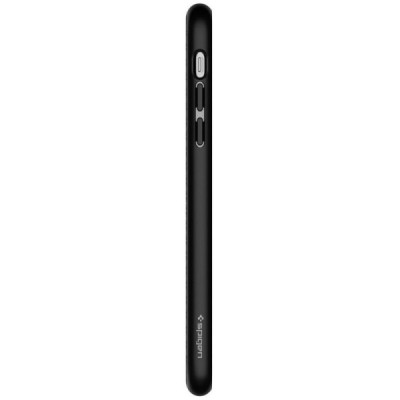 „Spigen“ Liquid Air Apple iPhone Xr juodas kieto silikono dėklas / Priedai.lt