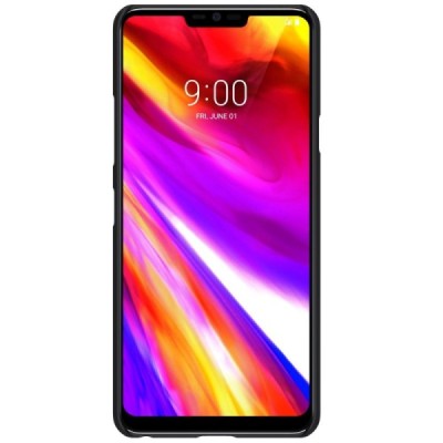 LG G7 ThinQ Nillkin Frosted Shield juodas plastikinis dėklas / Priedai.lt