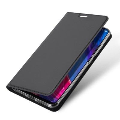 „Dux Ducis“ Skin serijos Xiaomi Mi 8 juodas odinis atverčiamas dėklas / Priedai.lt
