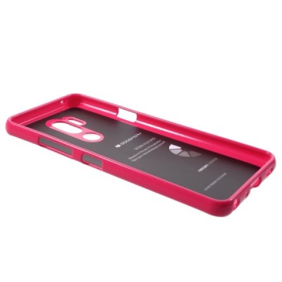 LG G7 ThinQ tamsiai rožinis Mercury kieto silikono (TPU) dėklas / Priedai.lt