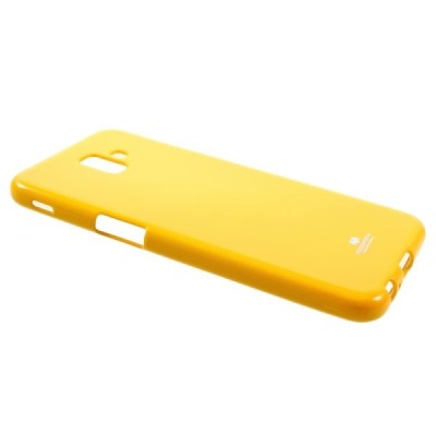 Samsung Galaxy J6+ 2018 (J610) Mercury geltonas kieto silikono tpu dėklas - nugarėlė / Priedai.lt