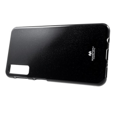 Samsung Galaxy A7 2018 (A750) Mercury juodas kieto silikono (TPU) dėklas / Priedai.lt