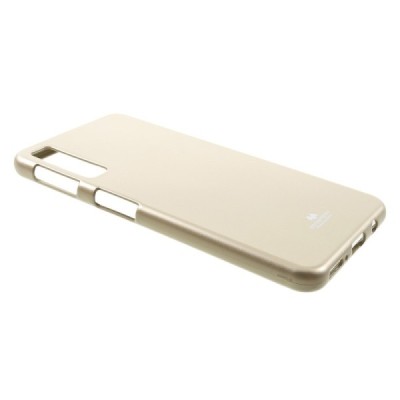 Samsung Galaxy A7 2018 (A750) Mercury auksinis kieto silikono (TPU) dėklas / Priedai.lt