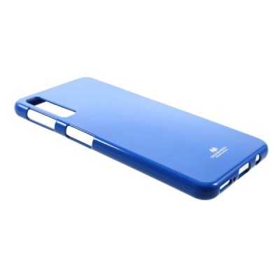Samsung Galaxy A7 2018 (A750) Mercury tamsiai mėlynas kieto silikono (TPU) dėklas / Priedai.lt