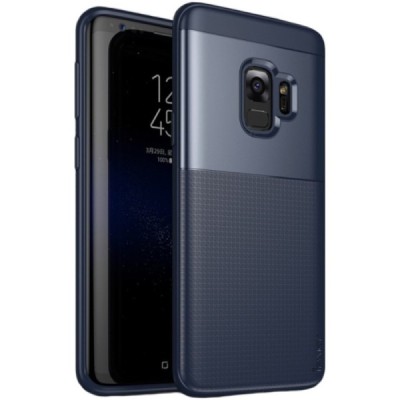 „IPAKY“ Shield Samsung Galaxy S9 (G960) mėlynas kieto silikono dėklas / Priedai.lt