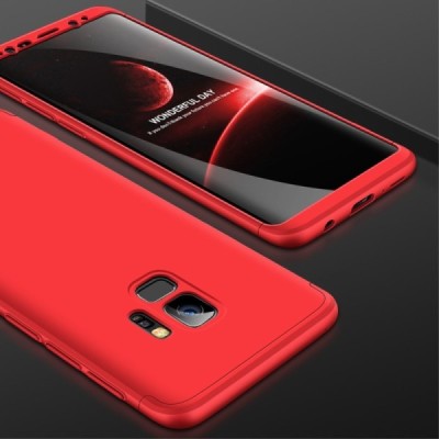 „Thin Fit 360“ plastikinis Samsung Galaxy S9 (G960F) raudonas dėklas / Priedai.lt