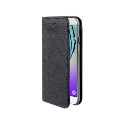 Samsung Galaxy S7 (G930) „Shell“ solidus atverčiamas juodas odinis dėklas - knygutė / Priedai.lt