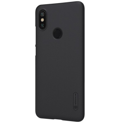Xiaomi Mi 6X (Xiaomi Mi A2) Nillkin Frosted Shield juodas plastikinis dėklas / Priedai.lt