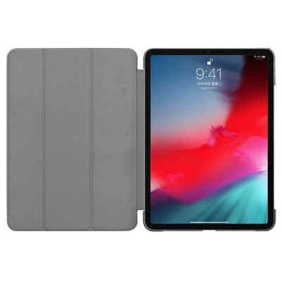 Apple iPad Pro 11 (2018, 1-os kartos) atverčiamas žalias odinis dėklas - knygutė | Priedai.lt